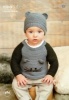 Knitting Pattern - Rico 464 - Baby Classic DK - Sweaters & Hat